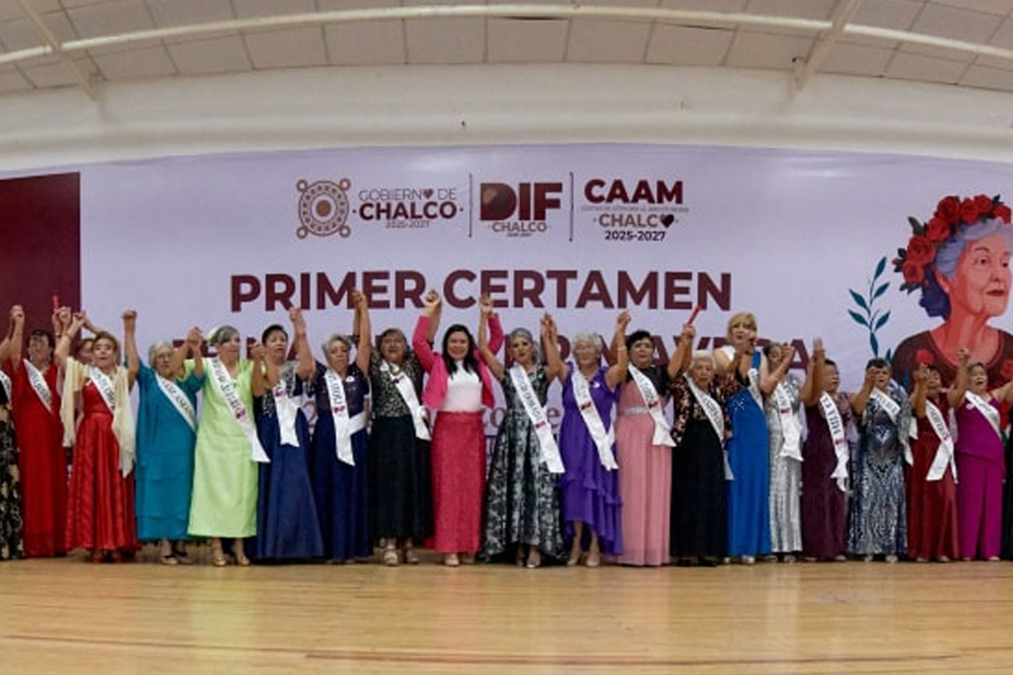 Boletín 027.- DIF Chalco celebra el Primer Certamen Reina de la Primavera para Adultas Mayores